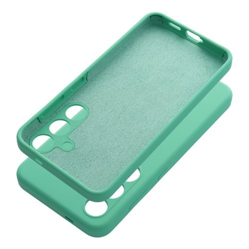 Case SILICONE 2mm SAMSUNG S25 Ultra tok, mentazöld