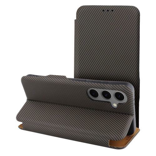 FOLIO Side Magnet book case for XIAOMI REDMI 14c tok, barna