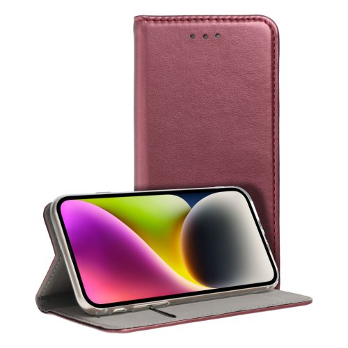 SMART MAGNETO Book case for XIAOMI 15 tok, bordó