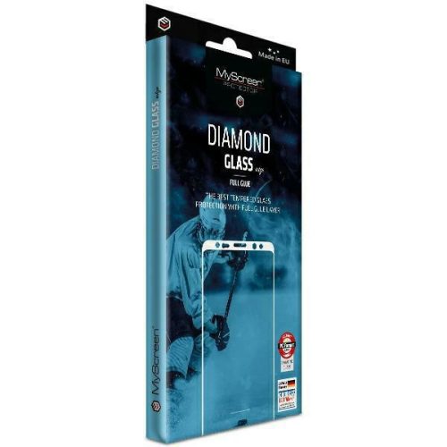 MS Diamond Glass Edge FG iPhone 16 Pro, 6.3" tok, fekete Full Glue