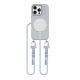 Tech-Protect MagNecklace MagSafe Case with Lanyard iPhone 16 Pro - tok, szürke