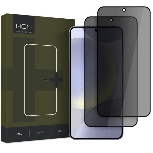 Hofi betekintésvédő üvegfólia ANTI SPY GLASS PRO+ 2-PACK GALAXY S25 Plus PLUS PRIVACY