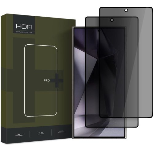 Hofi betekintésvédő üvegfólia ANTI SPY GLASS PRO+ 2-PACK GALAXY S25 ULTRA PRIVACY