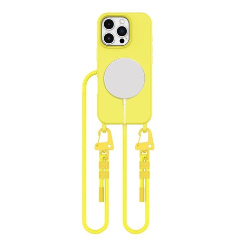 TECH-PROTECT MAGNECKLACE MAGSAFE IPHONE 16 PRO CANARY tok, sárga