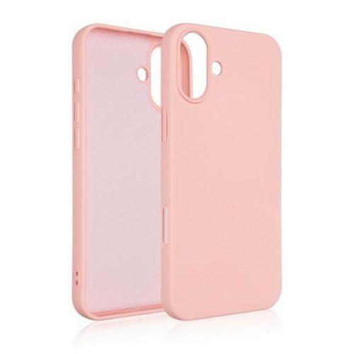 Beline Etui Silicone iPhone 16 6.1" tok, rozéarany