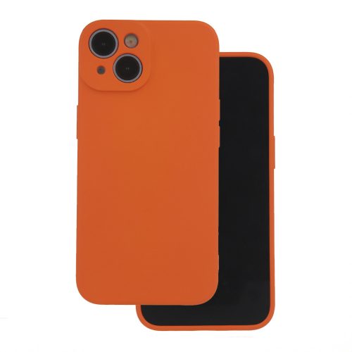 Silicone Case hátlap, tok iPhone 13 6,1", narancssárga