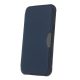 Smart Carbon Case oldalra nyíló tok iPhone 15 6,1", sötétkék