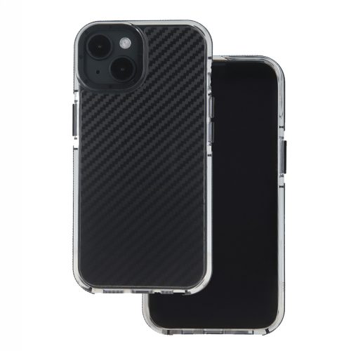 Acrylic Carbon case ütésálló hátlap, tok iPhone 13 Pro 6,1", fekete