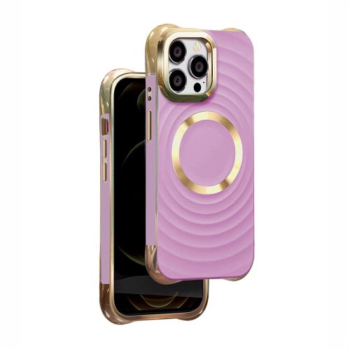 Circle Glam Mag hátlap, MagSafe tok iPhone 14 Pro Max 6,7"purple