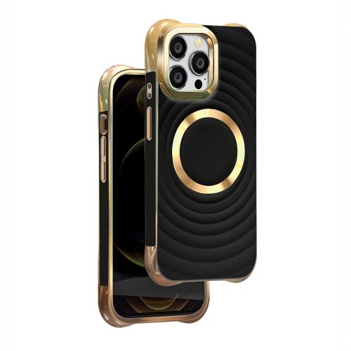 Circle Glam Mag case iPhone 16 Pro 6,3" tok, fekete