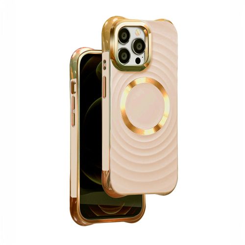 Circle Glam Mag case iPhone 16 Pro 6,3" tok, rózsaszín