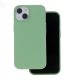 Solid Silicon case iPhone 16 Plus 6,7" light tok, zöld