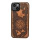 Bewood tok iPhone 15 6,1" Compass Rose Merbau, színes