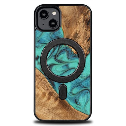 Bewood tok Unique iPhone 15 Plus 6,7" Turquoise with MagSafe, színes