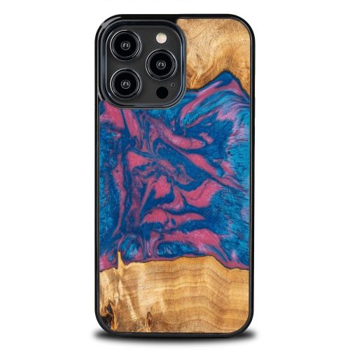 Wood and resin iPhone 15 Pro Max Bewood Unique Vegas tok, színes