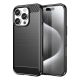 Carbon Case iPhone 16 Pro tok, fekete