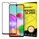 Wozinsky Samsung Galaxy A41 5D Full Glue teljes kijelzős edzett üvegfólia (tempered glass) 9H keménységű, tokbarát, fekete