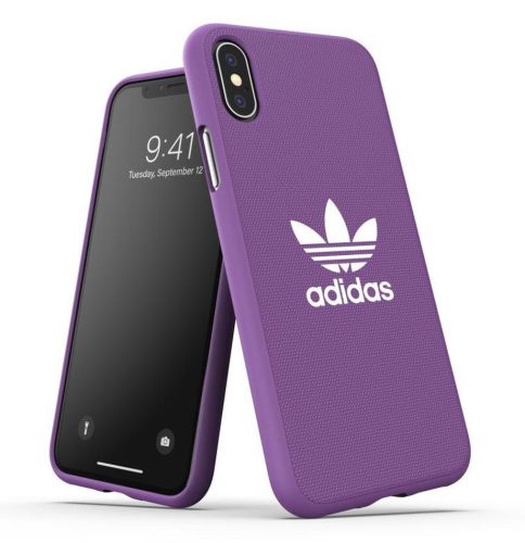 Adidas Original Canvas iPhone X/Xs hátlap, tok, lila