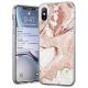 Wozinsky Marble cover Xiaomi Mi 10 Lite márvány mintás hátlap, tok, rózsaszín