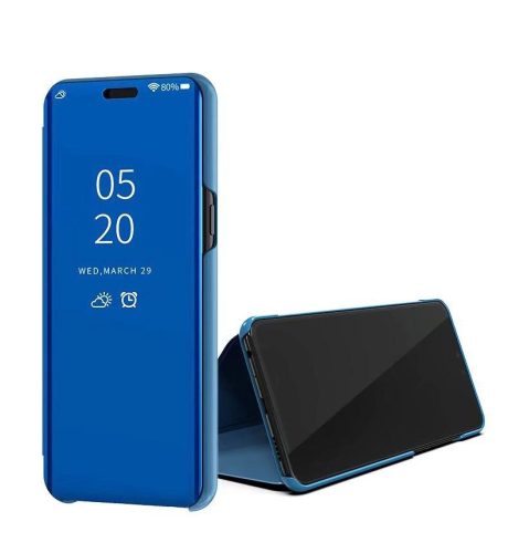 Clear View Case cover Xiaomi Redmi Note 9/Redmi 10X 4G oldalra nyíló tok, kék