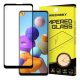 Wozinsky Samsung Galaxy A21s Full Glue teljes kijelzős edzett üvegfólia (tempered glass) 9H keménységű, tokbarát, fekete