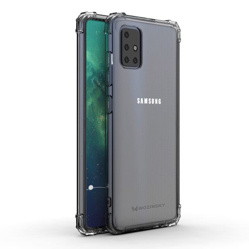 Wozinsky Anti-Shock Samsung Galaxy A51 ütésálló, szilikon hátlap, tok, átlátszó