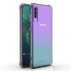   Wozinsky Anti-Shock Samsung Galaxy A70 ütésálló, szilikon hátlap, tok, átlátszó