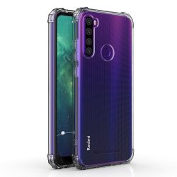   Wozinsky Anti-Shock Xiaomi Redmi Note 8T ütésálló, szilikon hátlap, tok, átlátszó