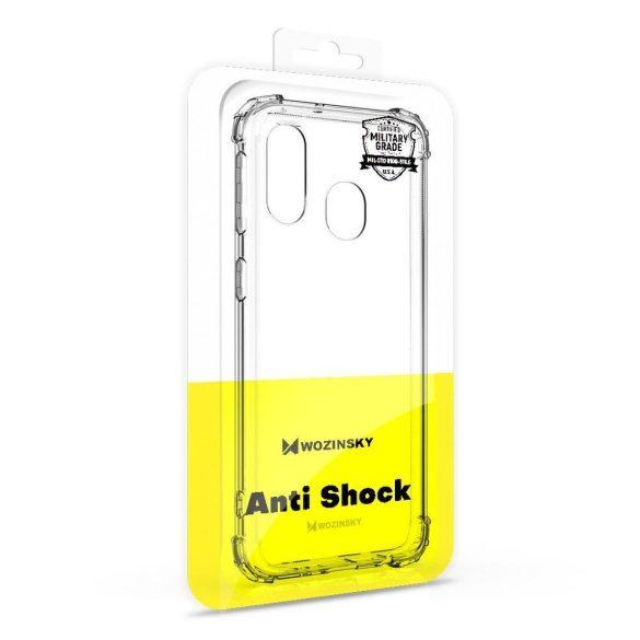 Wozinsky Anti-Shock Xiaomi Redmi Note 8T ütésálló, szilikon hátlap, tok, átlátszó