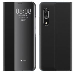 New Sleep Case Huawei P30 oldalra nyíló tok, fekete