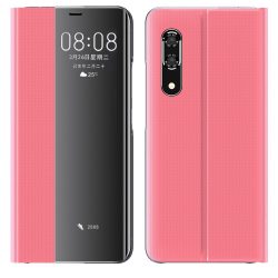 New Sleep Case Huawei P30 oldalra nyíló tok, rózsaszín