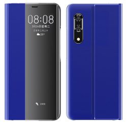 New Sleep Case Huawei P30 oldalra nyíló tok, sötétkék