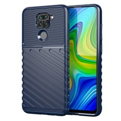   Armored Thunder Xiaomi Redmi Note 9/Redmi 10X 4G ütésálló hátlap, tok, sötétkék