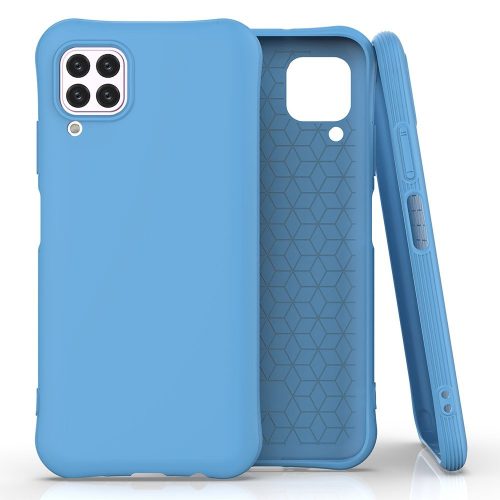 Soft Color Flexible Case Huawei P40 Lite/Nova 7i/Nova 6 SE hátlap, tok, sötétkék