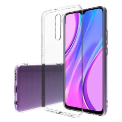   Xiaomi Redmi 9 Super Slim 0.5mm szilikon hátlap, tok, átlátszó