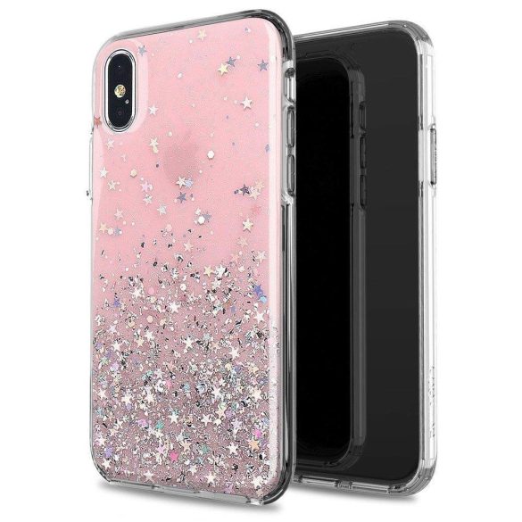 Wozinsky Star Glitter Shining Xiaomi Redmi 9A hátlap, tok, fekete