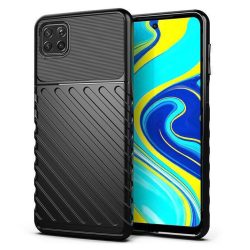   Armored Thunder Xiaomi Redmi 9C ütésálló hátlap, tok, fekete