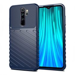   Armored Thunder Xiaomi Redmi 9 ütésálló hátlap, tok, sötétkék