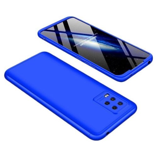 Full Body Case 360 Xiaomi Mi 10 Lite hátlap, tok, sötétkék