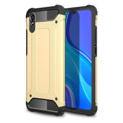   Hybrid Armor Tough Rugged Xiaomi Redmi 9A ütésálló hátlap, tok, arany