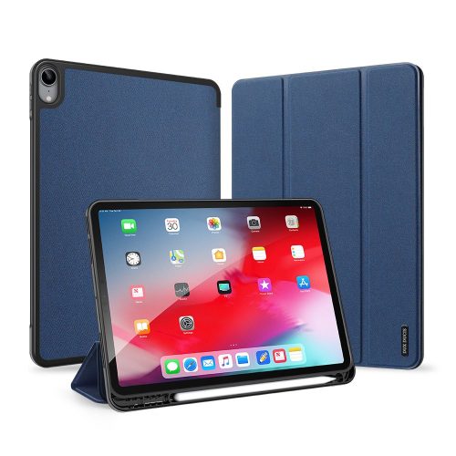 Dux Ducis Domo Series iPad Air 4 10.9" (2020) oldalra nyíló tok, sötétkék