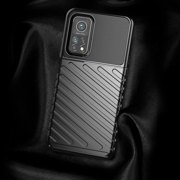 Armored Thunder Xiaomi Mi 10T Pro/Mi 10T ütésálló hátlap, tok, fekete