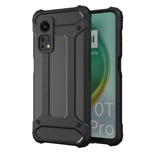 Hybrid Armor Tough Rugged Xiaomi Mi 10T 5G/Mi 10T Pro 5G ütésálló hátlap, tok, fekete