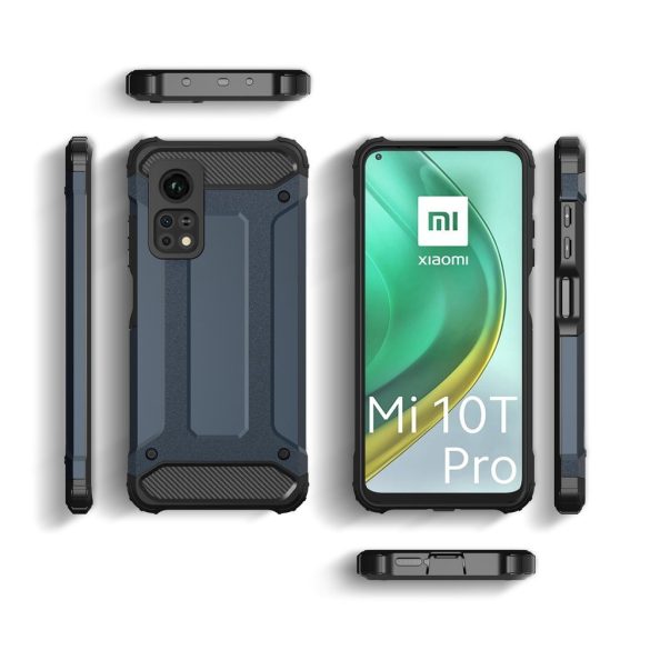 Hybrid Armor Tough Rugged Xiaomi Mi 10T 5G/Mi 10T Pro 5G ütésálló hátlap, tok, fekete