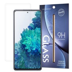   Samsung Galaxy A72 5G/A72 4G kijelzővédő edzett üvegfólia (tempered glass) 9H keménységű (nem teljes kijelzős 2D sík üvegfólia), átlátszó