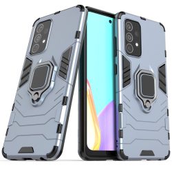   Armor Ring Samsung Galaxy A52 5G/A52 4G ütésálló hátlap, tok, sötétkék