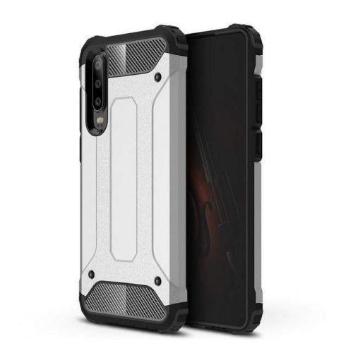 Hybrid Armor Tough Rugged Xiaomi Redmi 9T/Poco M3 ütésálló hátlap, tok, ezüst