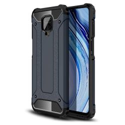   Hybrid Armor Tough Rugged Samsung Galaxy A52 5G/A52 4G ütésálló hátlap, tok, sötétkék