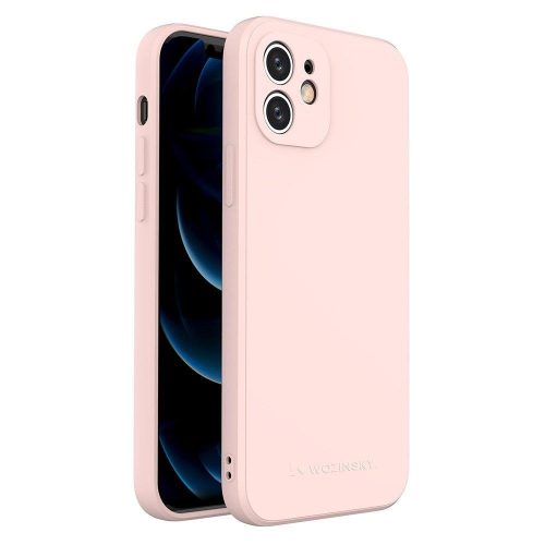 Wozinsky Silicone Case Flexible iPhone 7/8/SE (2020) szilikon hátlap, tok, rózsaszín