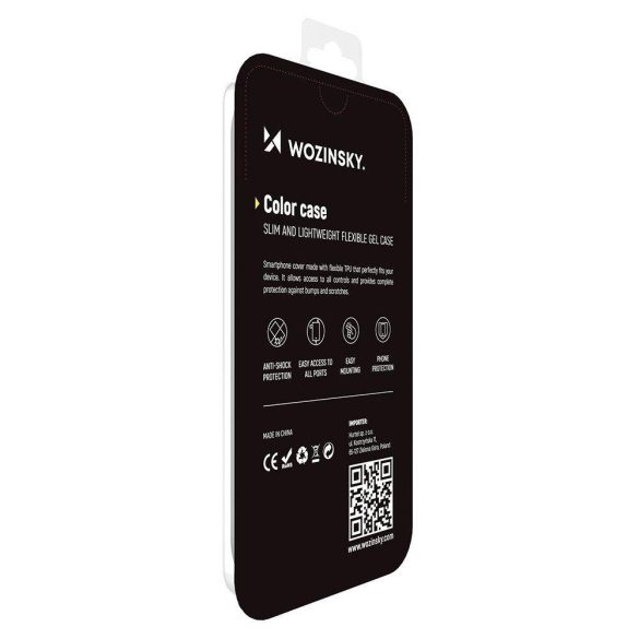 Wozinsky Silicone Case Flexible iPhone 7/8/SE (2020) szilikon hátlap, tok, sárga